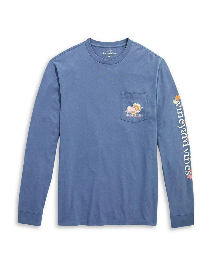 商品Vineyard Vines|Thanksgiving Whale Long Sleeve Pocket Tee,价格¥222,第4张图片详细描述