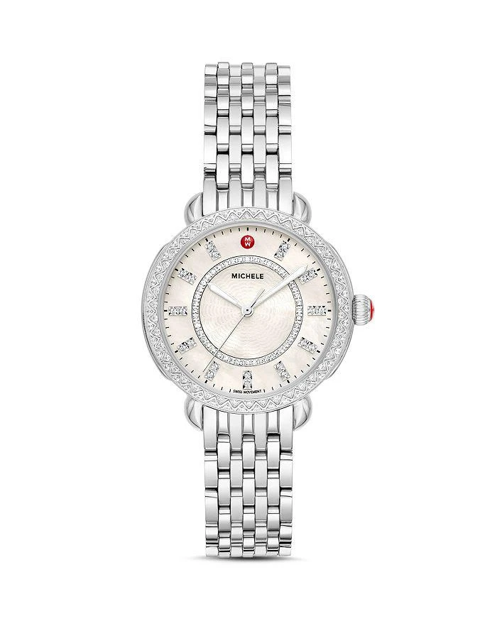 商品Michele|Sidney Classic Diamond Watch, 33mm,价格¥17225-¥19476,第1张图片