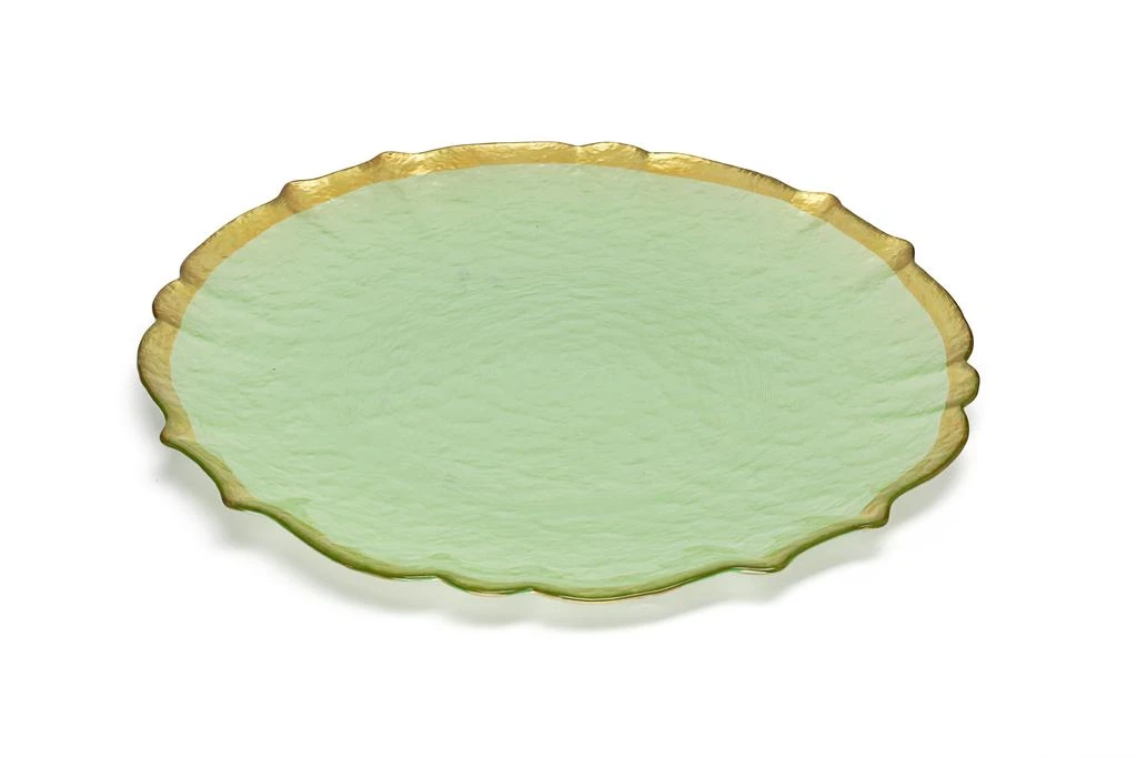 商品Classic Touch Decor|Set of 4 Green Alabaster Plates,价格¥608,第1张图片