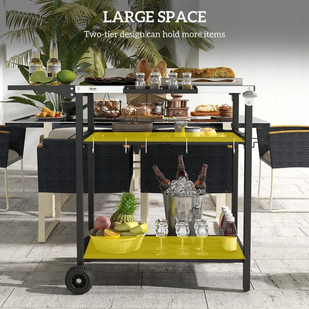 Streamdale Ultimate Outdoor Bar Cart Portable Kitchen for Effortless Meals and Drinks 商品