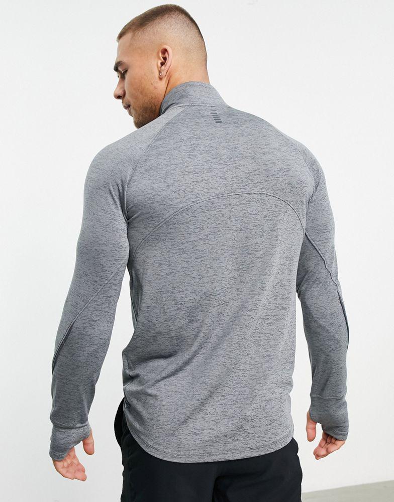 商品Under Armour|Under Armour Run Qualifier 2.0 1/2 zip top in grey,价格¥298,第5张图片详细描述