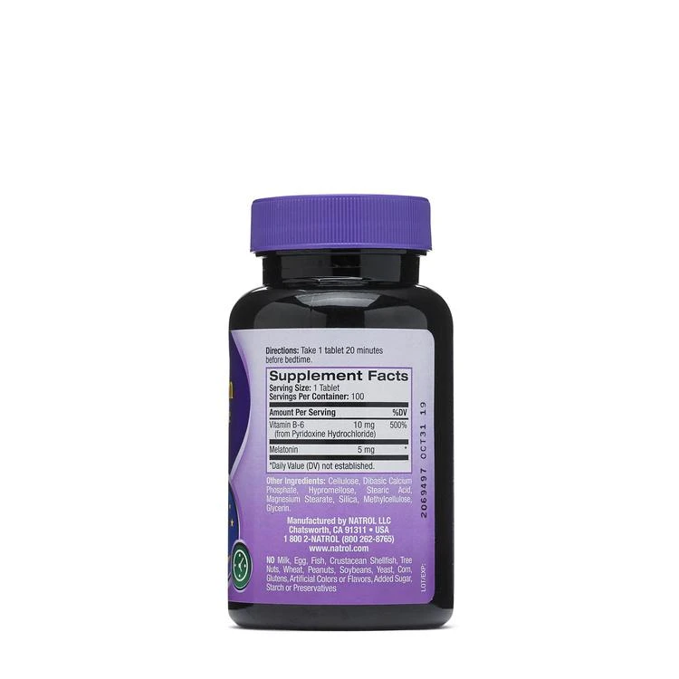 商品Natrol|褪黑素 5mg*100片,价格¥82,第2张图片详细描述