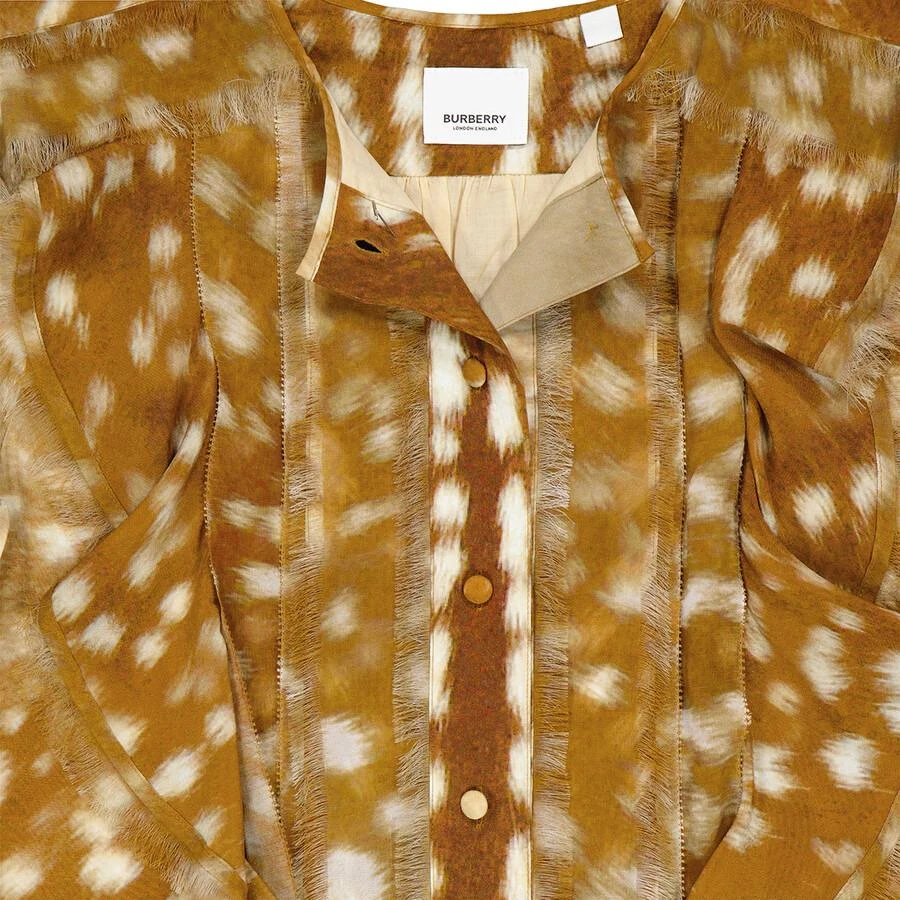 商品Burberry|Girls Tyra-print Long-sleeve Dress,价格¥1104,第3张图片详细描述