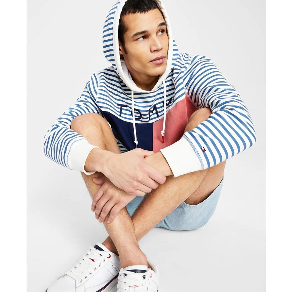 商品Tommy Hilfiger|Men's Quinn Drawstring Hoodie Sweatshirt,价格¥447,第3张图片详细描述