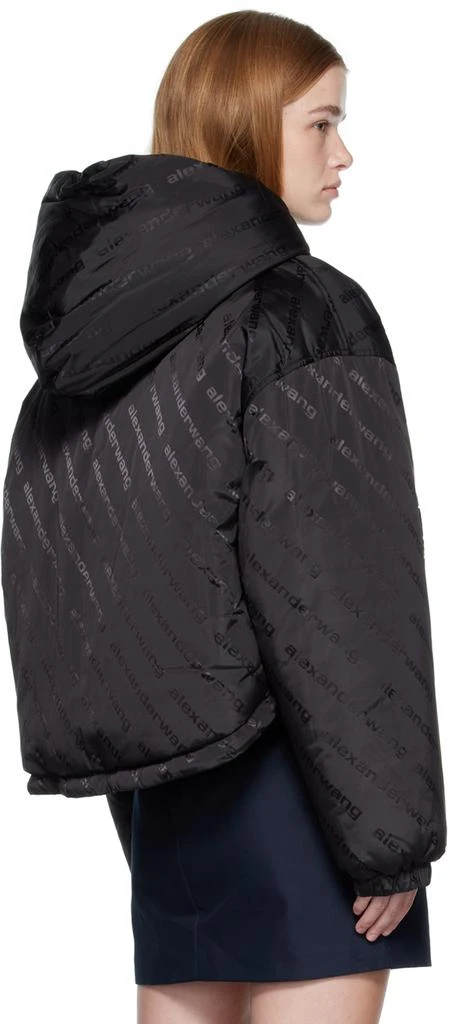 商品Alexander Wang|Black Down Jacquard Jacket,价格¥2696,第3张图片详细描述