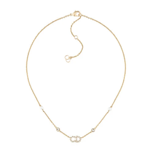商品Dior|DIOR/迪奥 经典款 CLAIR D LUNE水晶树脂圆珠镀金项链 N1033CDLCY_D301,价格¥3793,第1张图片