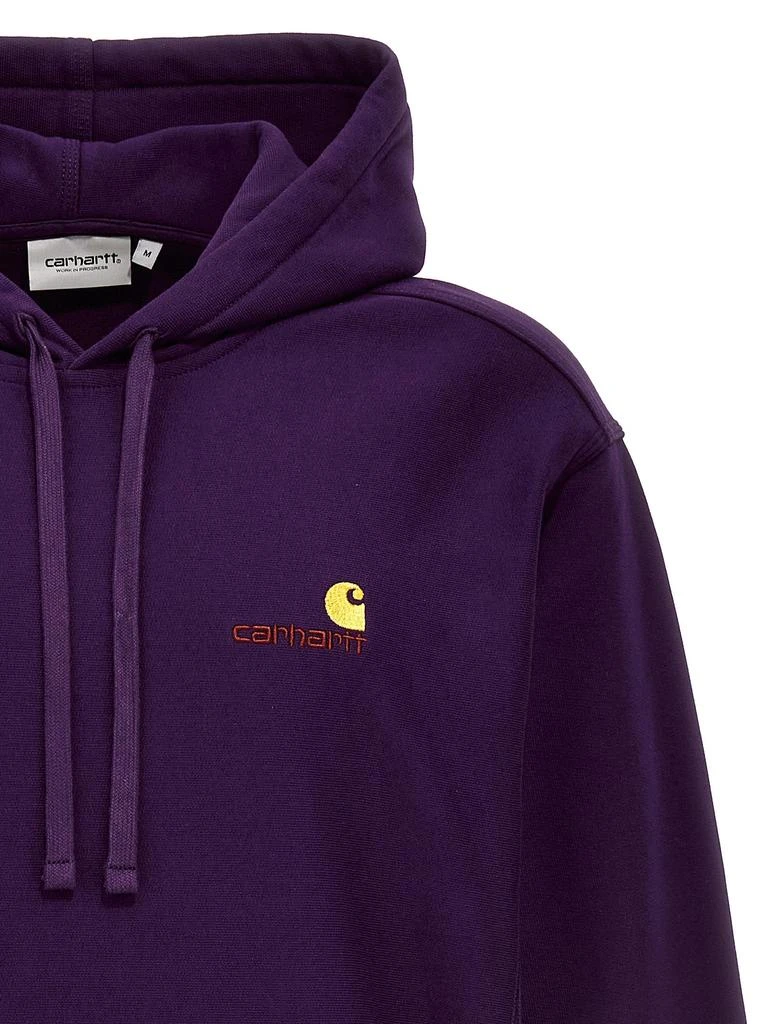 商品Carhartt WIP|American Script Sweatshirt Purple,价格¥616,第3张图片详细描述
