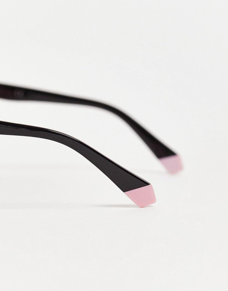 Polaroid classic retro sunglasses in pink商品第4张图片规格展示