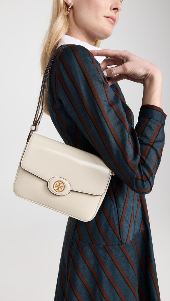 即発★TORY BURCH★ Robinson Spazzolato Shoulder bag 2 Color Robinson Spazzolato Rectangular Shoulder Bag: Women's