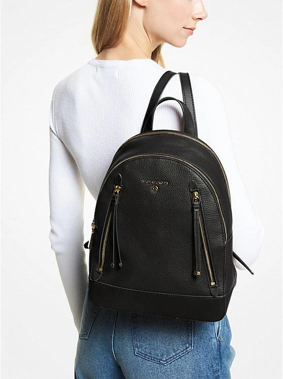 商品Michael Kors|Brooklyn Medium Pebbled Leather Backpack,价格¥1195,第4张图片详细描述