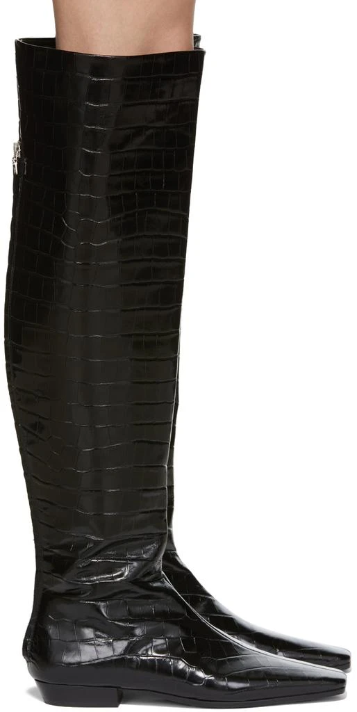商品Totême|Black Over-Knee Boots,价格¥7380,第1张图片