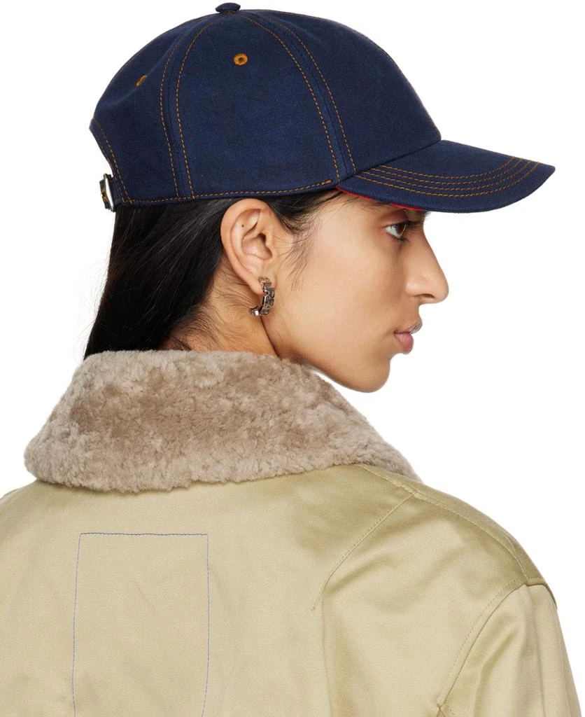 商品Burberry|Blue Denim Baseball Cap,价格¥4398,第3张图片详细描述