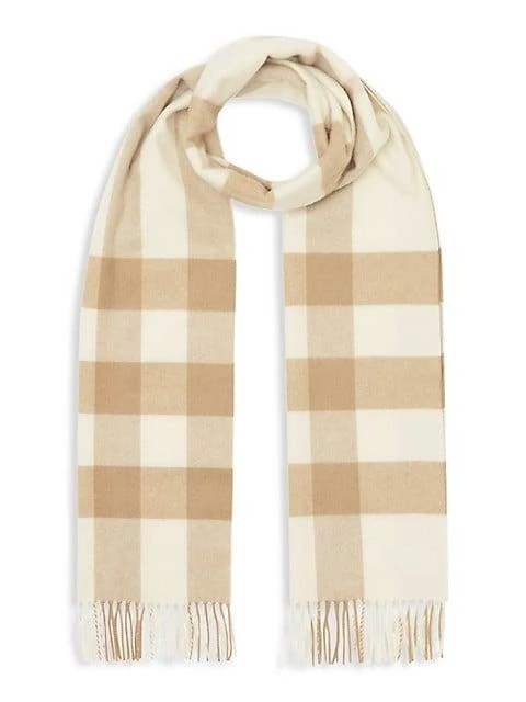 商品Burberry|Check Cashmere Scarf,价格¥4423,第1张图片