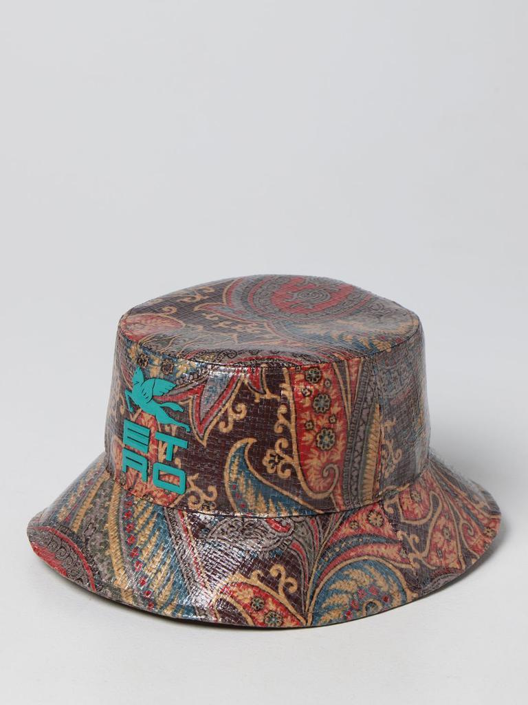 商品ETRO|Etro coated bucket hat with logo print,价格¥1822,第1张图片