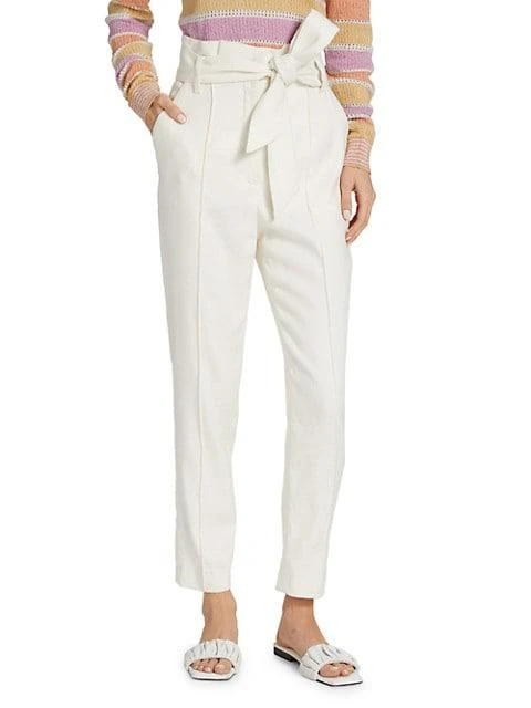 商品VERONICA BEARD|Clerence Paperbag Pants,价格¥953,第3张图片详细描述