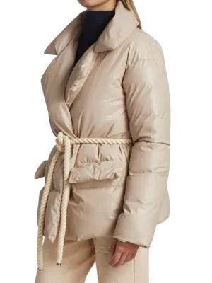 商品A.L.C.|Liam Faux Leather Puffer Jacket,价格¥1654,第3张图片详细描述