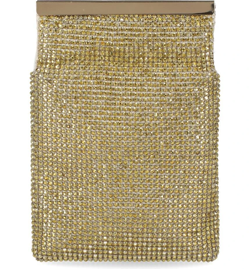 商品Jessica McClintock|Ibizia Rhinestone Clutch,价格¥212,第2张图片详细描述