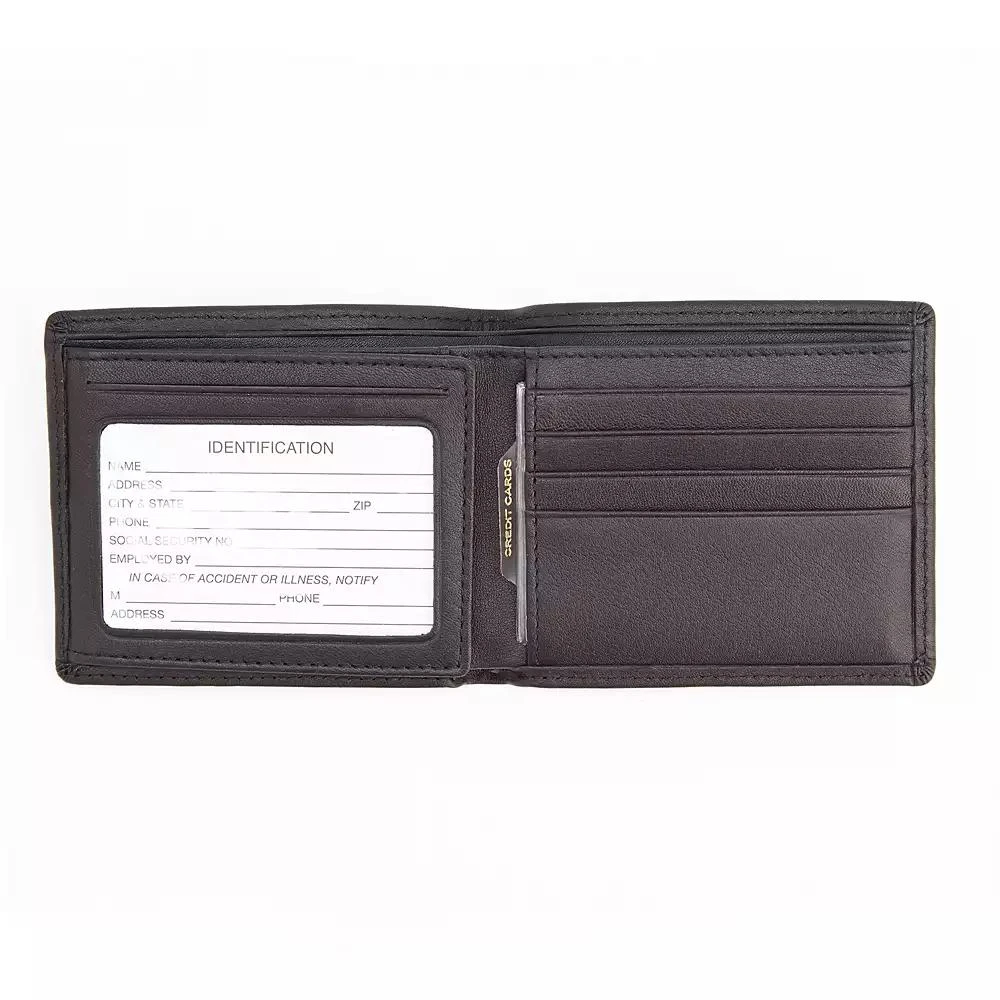 商品ROYCE New York|Men'S Bifold Wallet With Double Id Flap,价格¥502,第3张图片详细描述