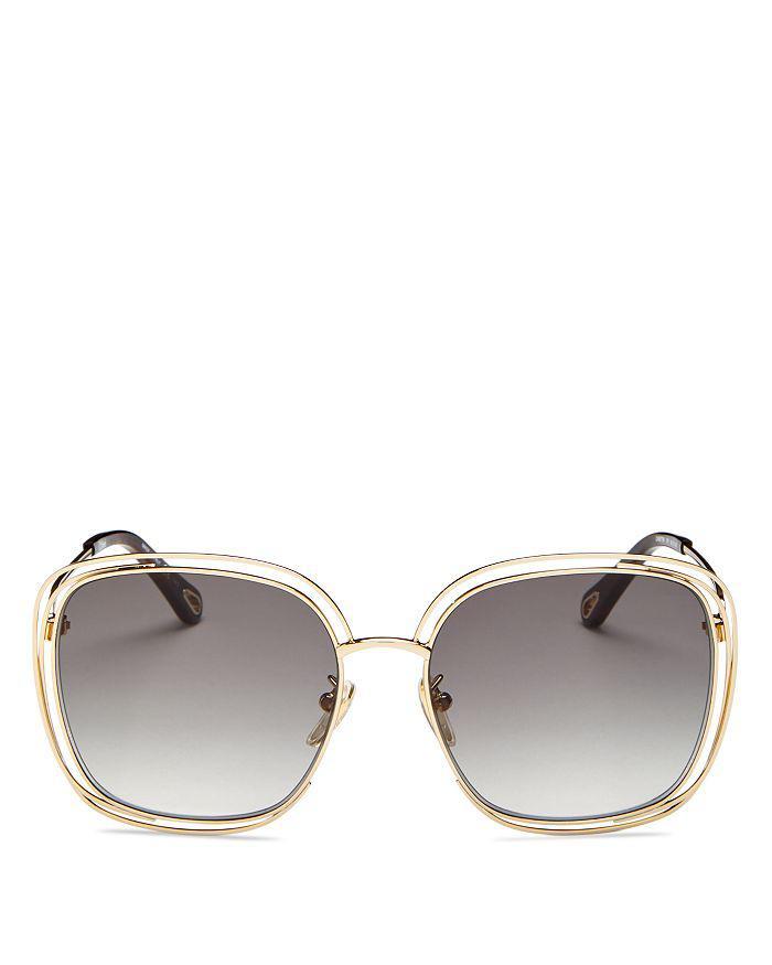 商品Chloé|Women's Square Sunglasses, 58mm,价格¥2950,第1张图片