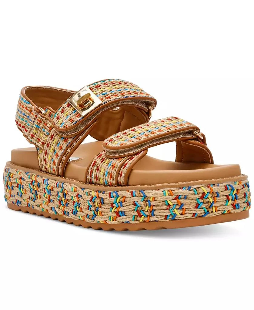 商品Steve Madden|Women's Bigmona Platform Footbed Sandals,价格¥776,第1张图片