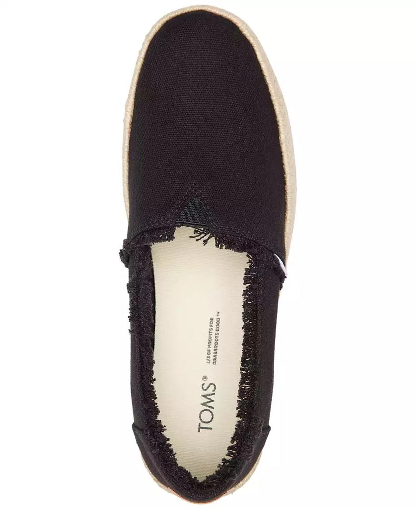 商品TOMS|Women's Valencia Canvas Platform Espadrilles,价格¥591,第4张图片详细描述