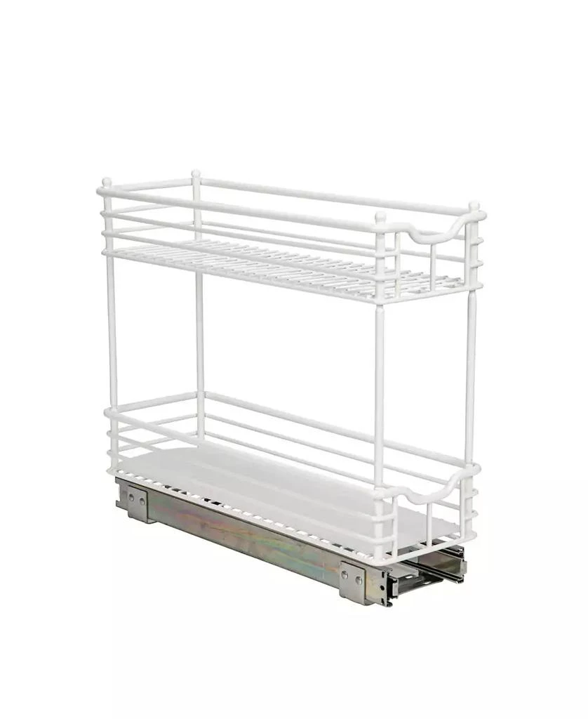 商品Household Essentials|Glidez Multipurpose Paint-Finished Steel Pull-Out/Slide-Out Storage Organizer with Plastic Liners for Under Cabinet 2-Tier Design,价格¥714,第2张图片详细描述