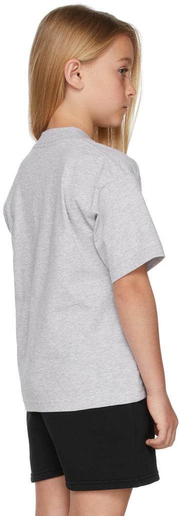 商品Balenciaga|Kids Grey & Green Slime T-Shirt,价格¥1441,第6张图片详细描述