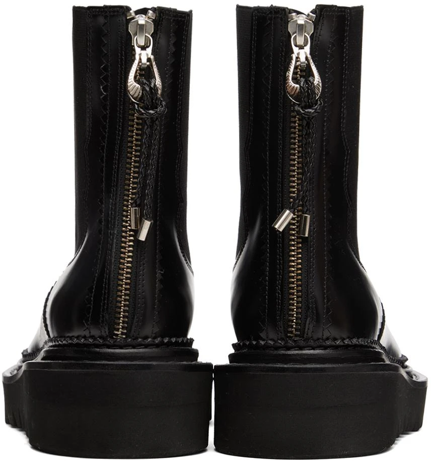 商品Toga Pulla|Black Side Gore Metal Boots,价格¥1720,第2张图片详细描述