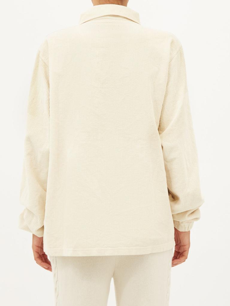 商品Les Tien|Yacht corduroy half-zip sweatshirt,价格¥974,第7张图片详细描述