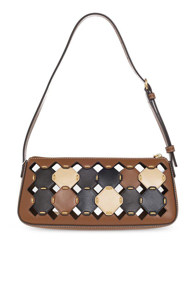 Tory Burch McGraw Cut-Out Shoulder Bag商品第1张图片规格展示