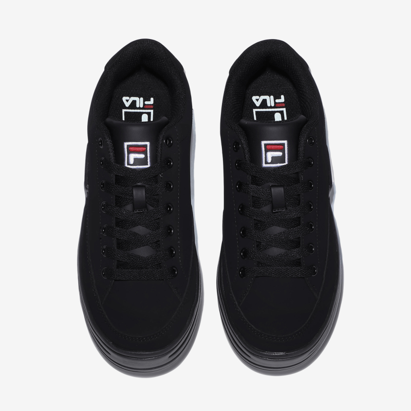 【享贝家】（预售款）斐乐FILA 新款板鞋休闲鞋 男女同款 黑色 1TM00622D001商品第3张图片规格展示