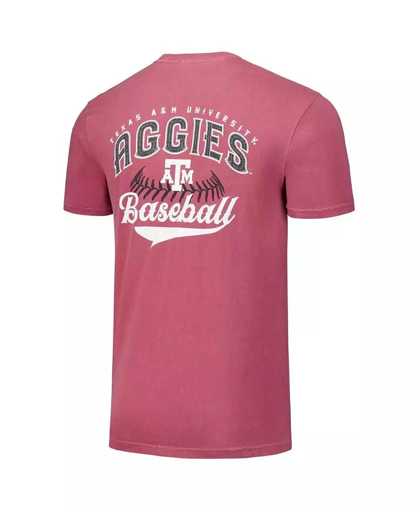 商品Image One|Men's Maroon Texas A M Aggies Baseball Comfort Colors T-Shirt,价格¥263,第3张图片详细描述