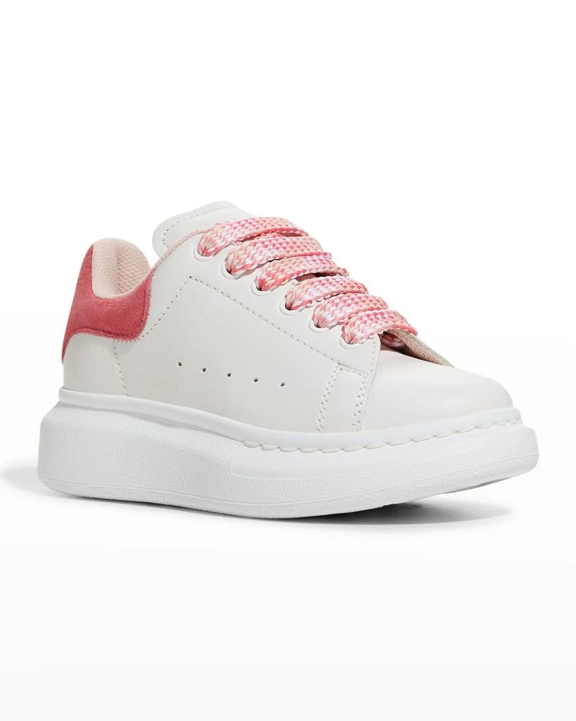 商品Alexander McQueen|Girl's Oversized Leather Sneakers, Toddlers/Kids,价格¥928,第2张图片详细描述