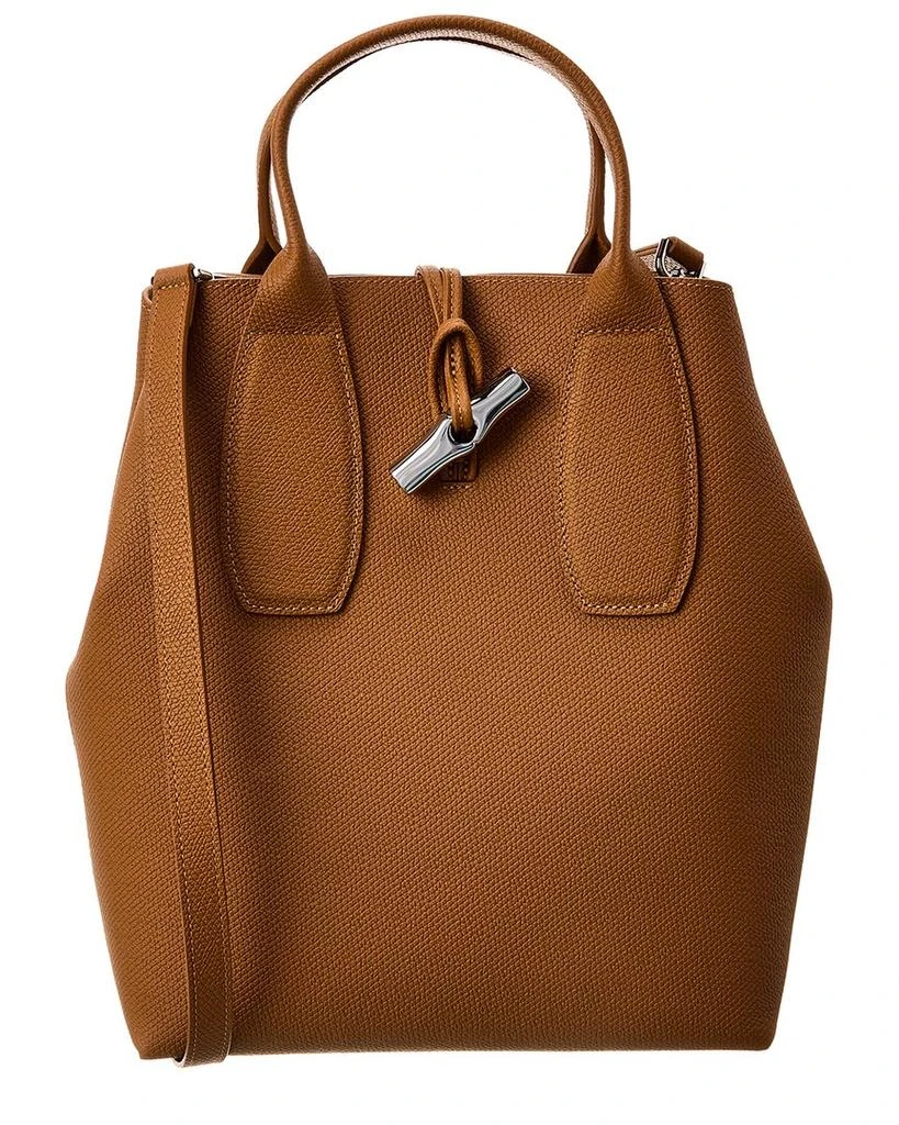 商品Longchamp|Longchamp Roseau Medium Leather Crossbody,价格¥4097,第1张图片
