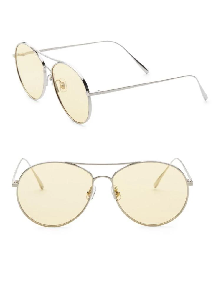 商品GENTLE MONSTER|Ranny Ring 57MM Aviator Sunglasses,价格¥1949,第1张图片