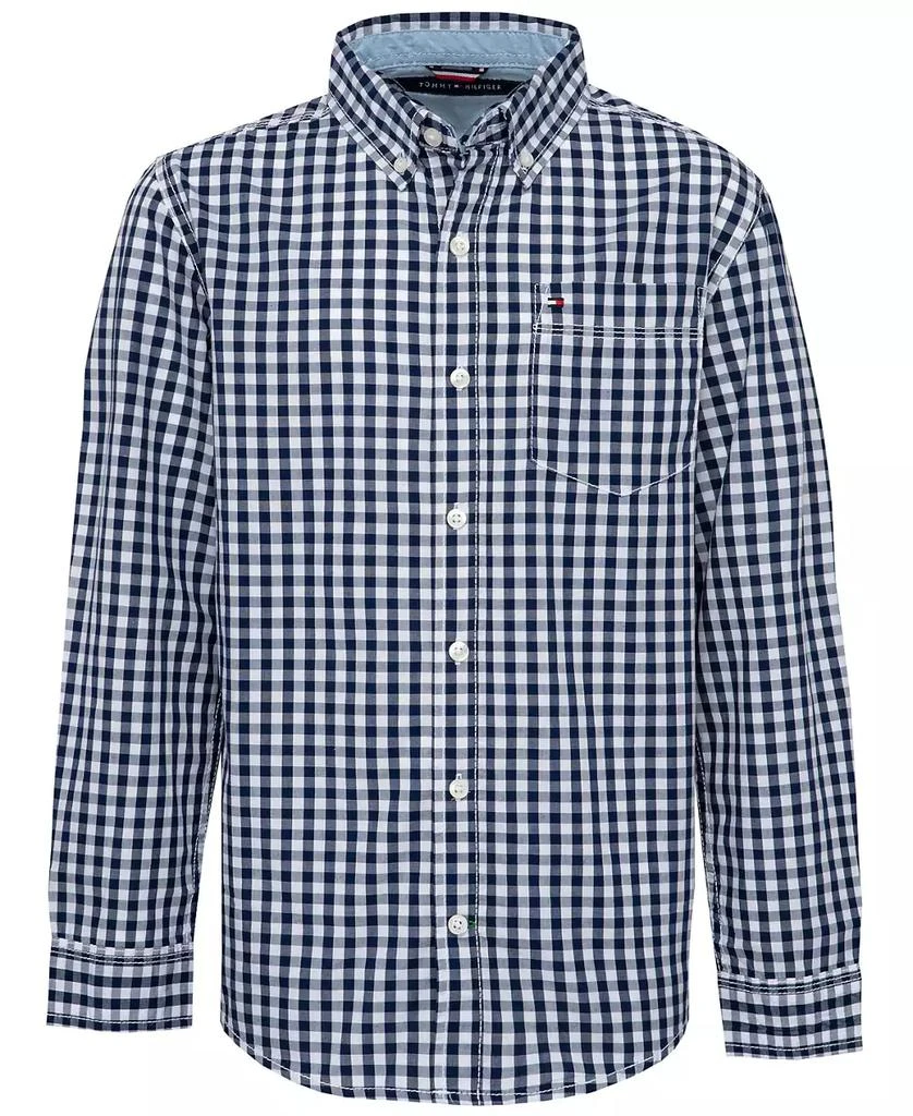 商品Tommy Hilfiger|Little Boys Baxter Gingham Button-Down Shirt,价格¥129,第2张图片详细描述