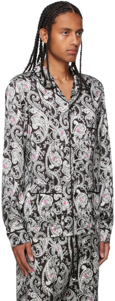 商品AMIRI|Black & White Paisley PJ Shirt,价格¥10061,第4张图片详细描述