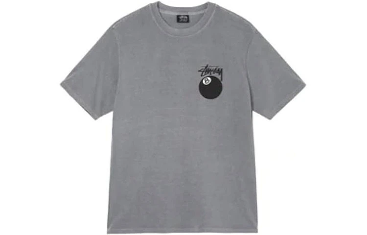 商品[国内直发] STUSSY|SS22 Ball Pigment Dyed Tee 黑8球印花休闲短袖T恤 男款,价格¥1432,第3张图片详细描述