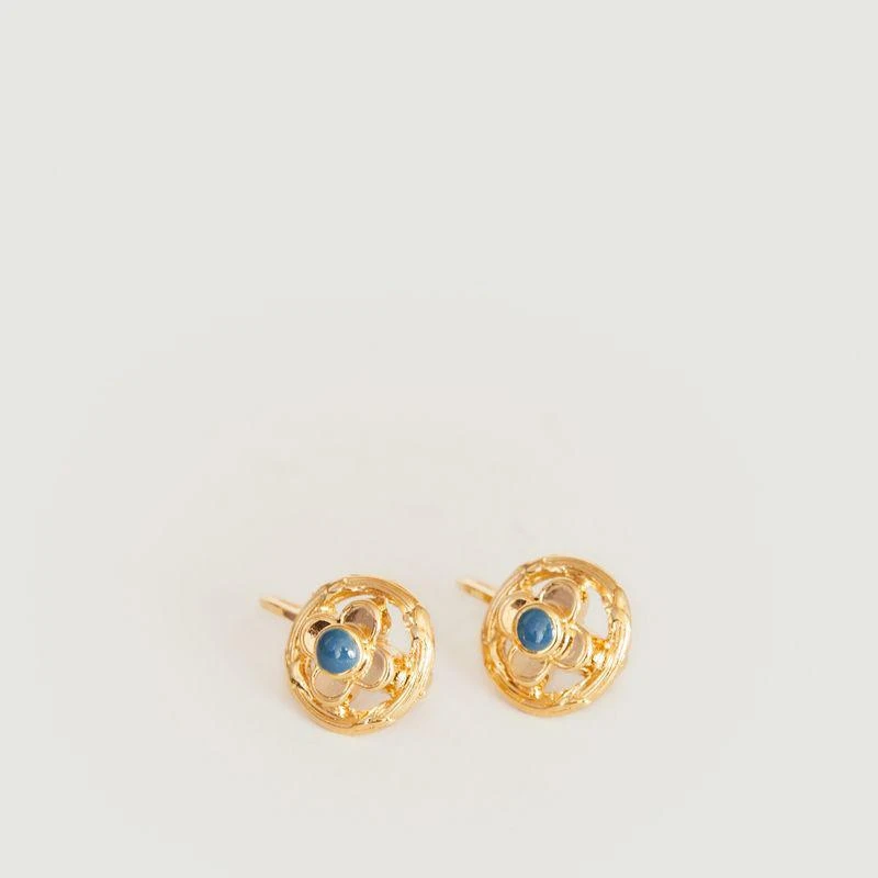 商品Louise Damas|Madeleine earrings Gold LOUISE DAMAS,价格¥670,第2张图片详细描述