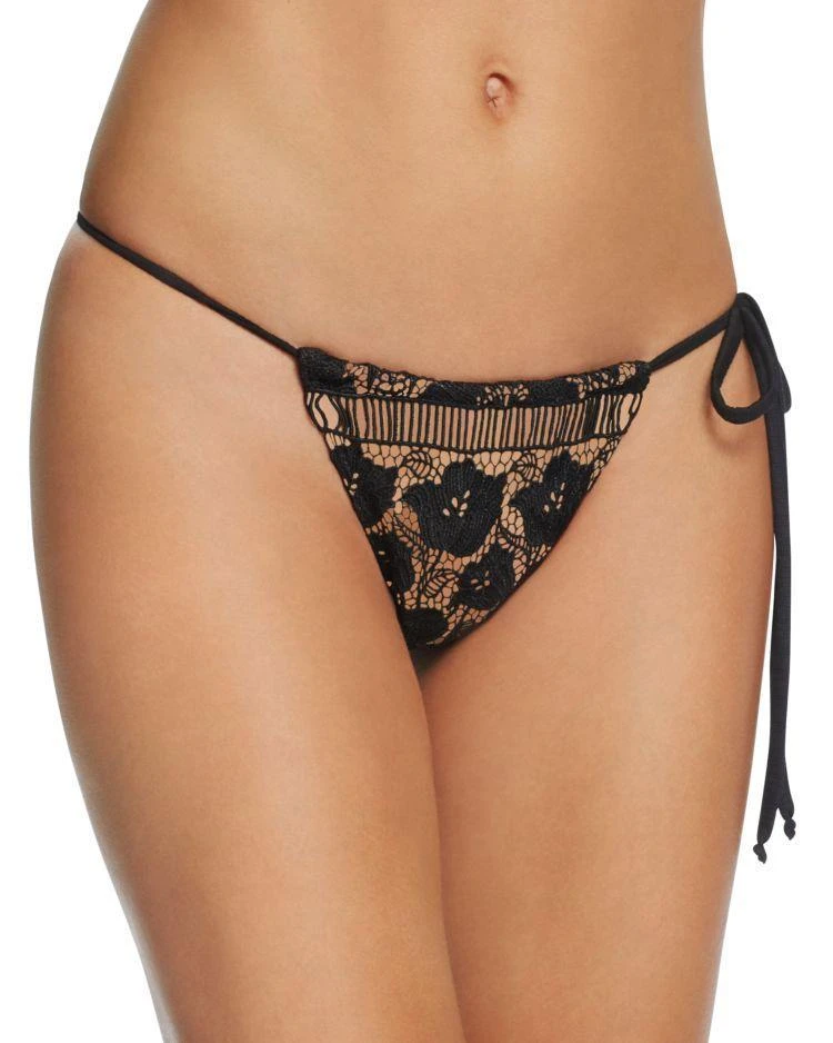 商品For Love & Lemons|Corsica Lace String Bikini Bottom,价格¥495,第1张图片