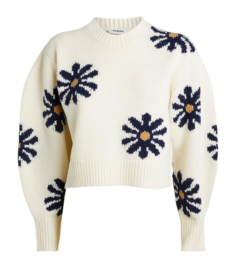 Floral Knit Sweater商品第1张图片规格展示
