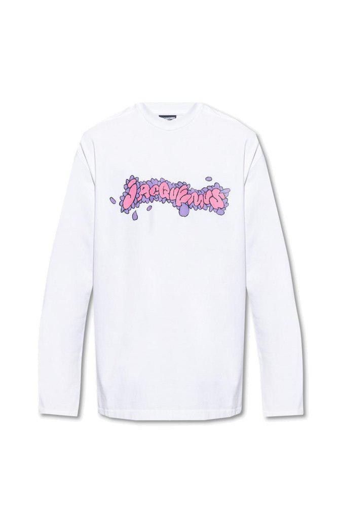 商品Jacquemus|Jacquemus Logo Printed Long Sleeved T-Shirt,价格¥1670-¥1845,第1张图片