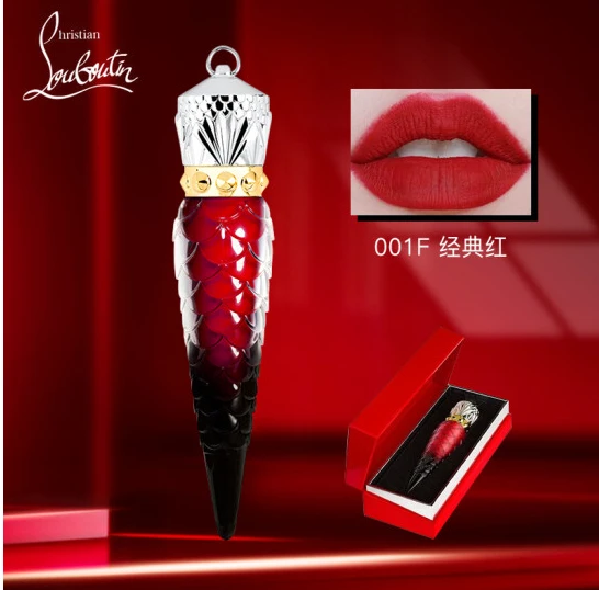 【包邮装】Christian Louboutin CL萝卜丁唇釉经典女王权杖 红盒 001F经典红 商品