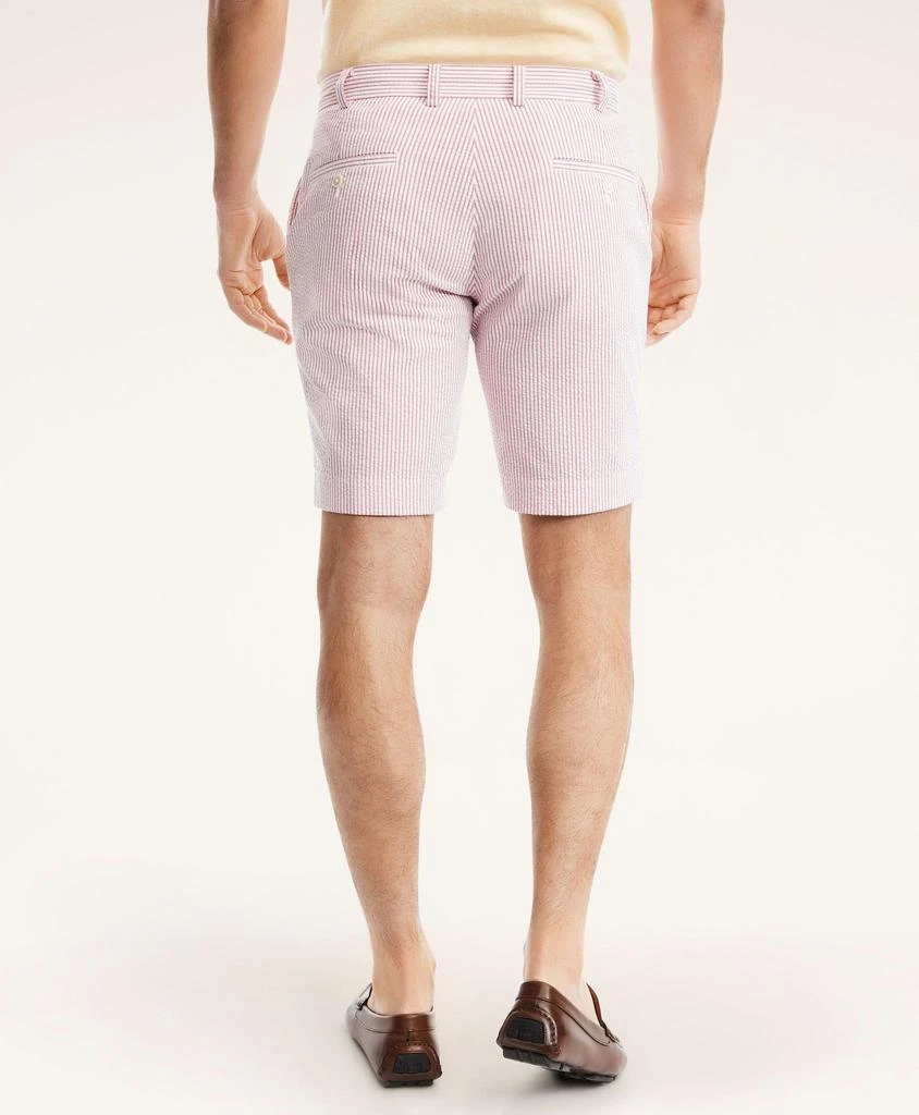 商品Brooks Brothers|Cotton Seersucker Stripe Shorts,价格¥326,第3张图片详细描述