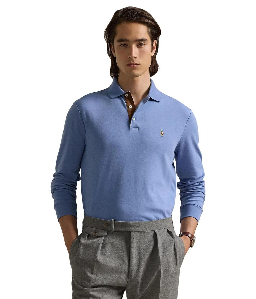 商品Ralph Lauren|Classic Fit Long Sleeve Soft Touch Polo Shirt,价格¥599,第1张图片