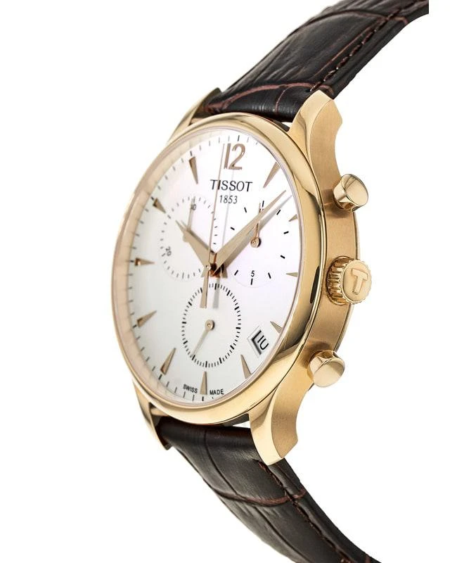 商品Tissot|Tissot T-Classic Tradition Chronograph Rose Gold Tone Men's Watch T063.617.36.037.00,价格¥2589,第3张图片详细描述