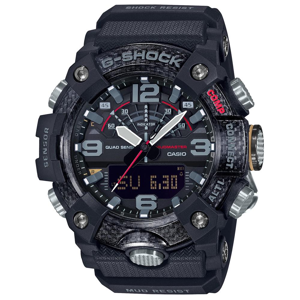 Men's Analog-Digital Connected Mudmaster Black Resin Strap Watch 53.1mm商品第1张图片规格展示