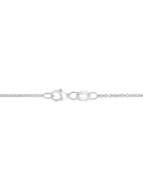 商品Effy|14K White Gold, Aquamarine & Diamond Pendant Necklace,价格¥10917,第3张图片详细描述