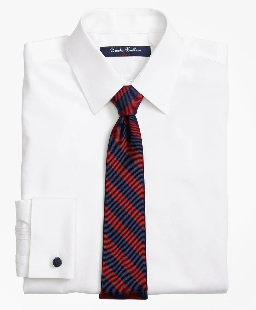 商品Brooks Brothers|Boys Non-Iron Supima® Pinpoint Cotton French Cuff Dress Shirt,价格¥495,第1张图片详细描述