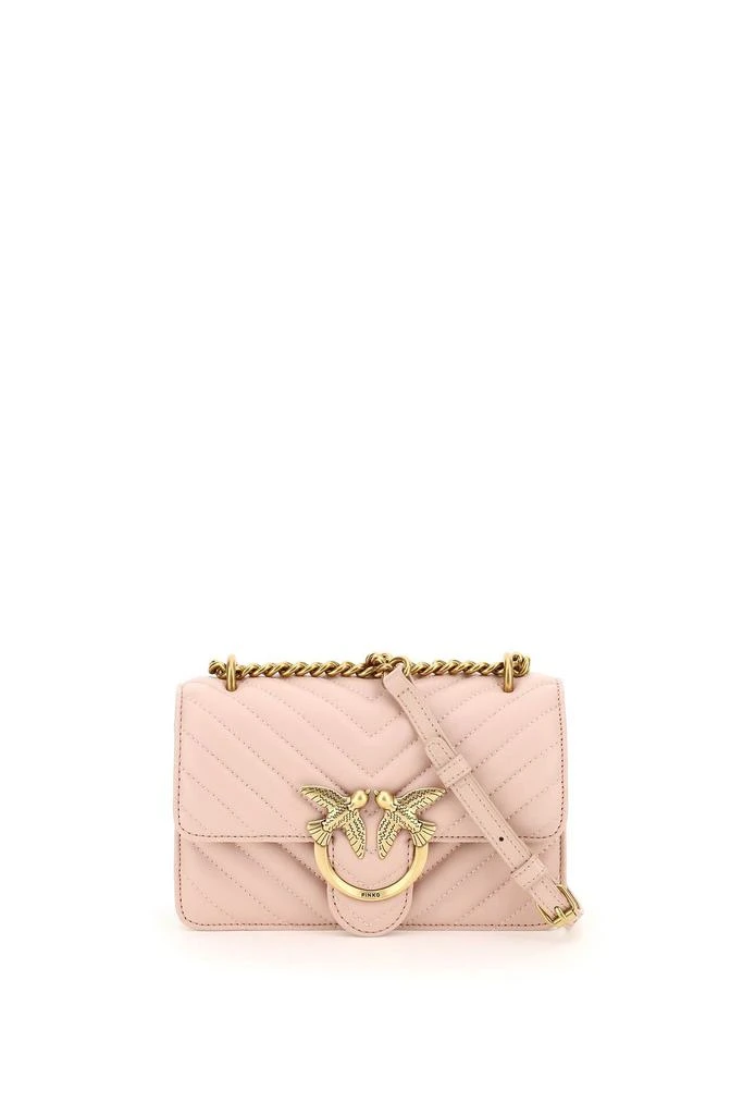商品PINKO|Pinko love mini icon chevron bag,价格¥1782,第1张图片
